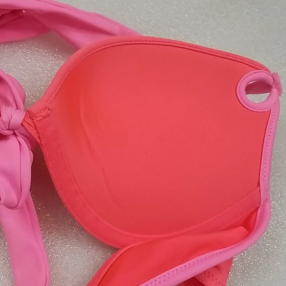 Victoria's Secret Pink Padded Bombshell Bikini Swimsuit Top size 34A